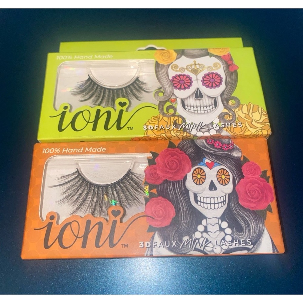 Ioni 3D Faux Mink Lashes Day of the Dead Limited Edition